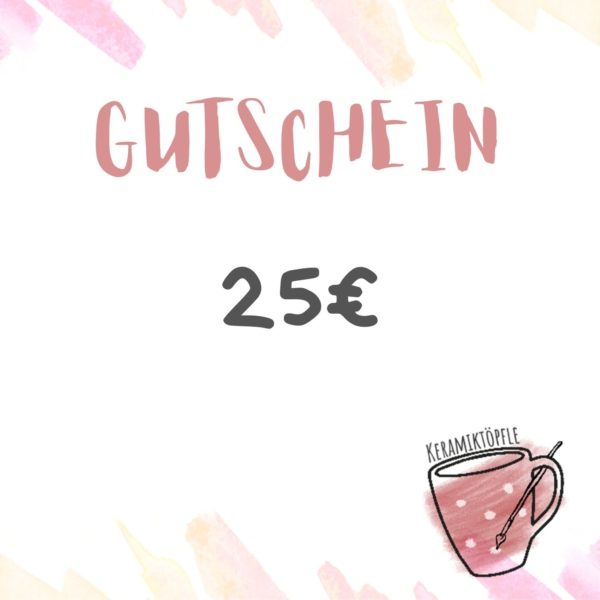 Gutschein 25 zum selbst ausdrucken